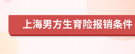 上海男方生育险报销条件