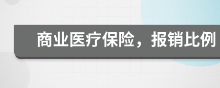 商业医疗保险，报销比例