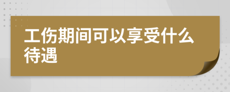 工伤期间可以享受什么待遇