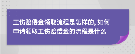 工伤赔偿金领取流程是怎样的, 如何申请领取工伤赔偿金的流程是什么