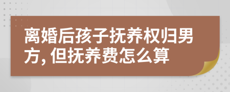 离婚后孩子抚养权归男方, 但抚养费怎么算