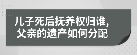 儿子死后抚养权归谁, 父亲的遗产如何分配