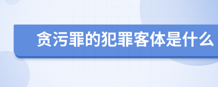 贪污罪的犯罪客体是什么