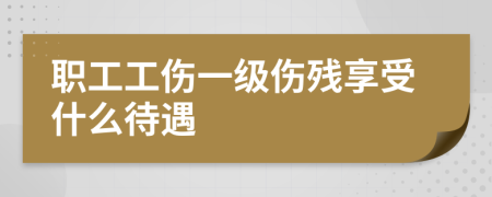 职工工伤一级伤残享受什么待遇