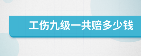 工伤九级一共赔多少钱