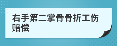 右手第二掌骨骨折工伤赔偿