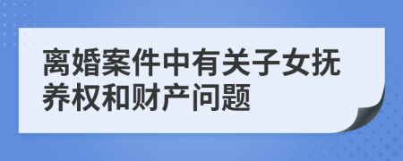 离婚案件中有关子女抚养权和财产问题