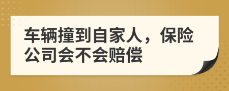 车辆撞到自家人，保险公司会不会赔偿
