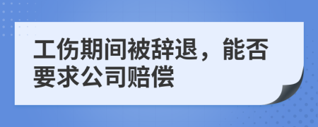 工伤期间被辞退，能否要求公司赔偿