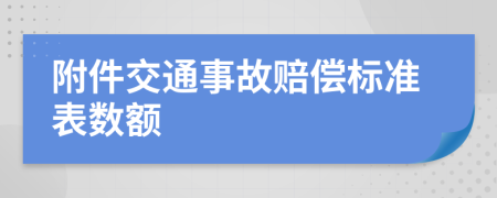 附件交通事故赔偿标准表数额