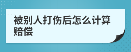 被别人打伤后怎么计算赔偿