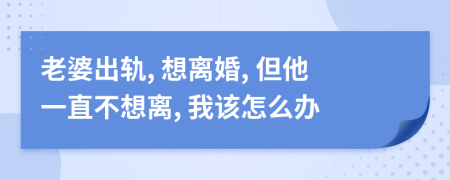 老婆出轨, 想离婚, 但他一直不想离, 我该怎么办