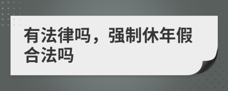 有法律吗，强制休年假合法吗