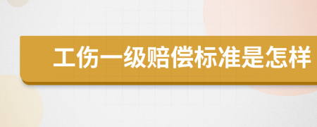 工伤一级赔偿标准是怎样