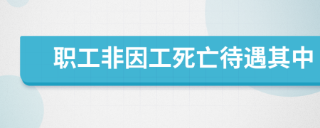 职工非因工死亡待遇其中