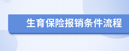 生育保险报销条件流程