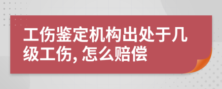 工伤鉴定机构出处于几级工伤, 怎么赔偿