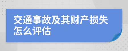 交通事故及其财产损失怎么评估