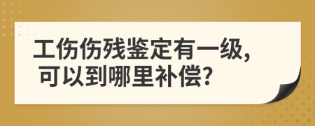 工伤伤残鉴定有一级, 可以到哪里补偿?