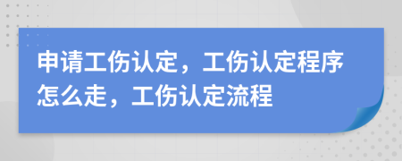 申请工伤认定，工伤认定程序怎么走，工伤认定流程