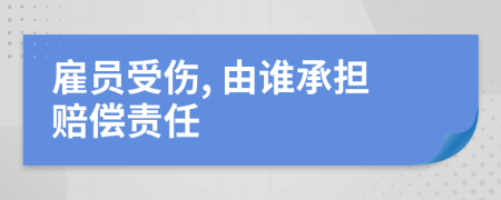 雇员受伤, 由谁承担赔偿责任