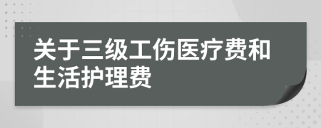 关于三级工伤医疗费和生活护理费