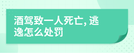 酒驾致一人死亡, 逃逸怎么处罚