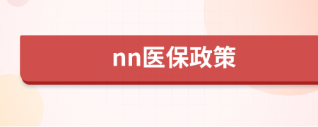 nn医保政策