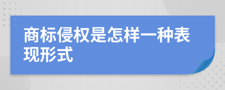 商标侵权是怎样一种表现形式