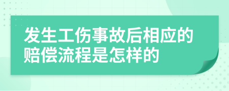 发生工伤事故后相应的赔偿流程是怎样的