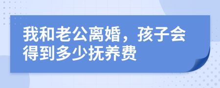 我和老公离婚，孩子会得到多少抚养费