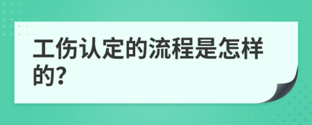 工伤认定的流程是怎样的？