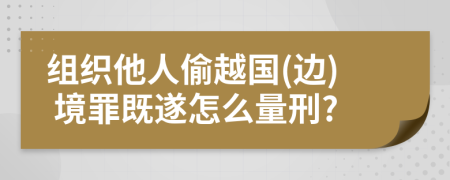 组织他人偷越国(边) 境罪既遂怎么量刑?