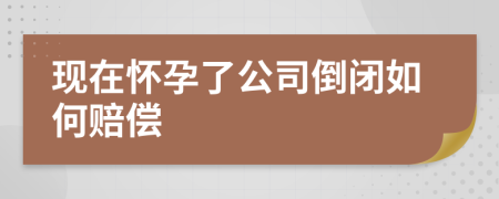 现在怀孕了公司倒闭如何赔偿