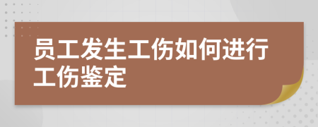 员工发生工伤如何进行工伤鉴定