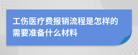工伤医疗费报销流程是怎样的需要准备什么材料