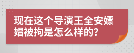 现在这个导演王全安嫖娼被拘是怎么样的？