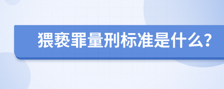 猥亵罪量刑标准是什么？