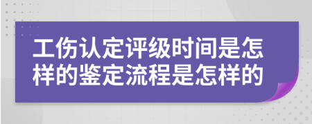 工伤认定评级时间是怎样的鉴定流程是怎样的