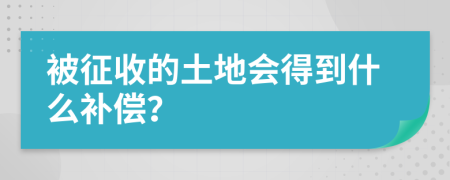 被征收的土地会得到什么补偿？