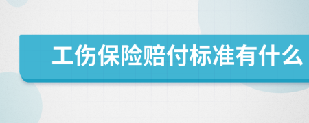 工伤保险赔付标准有什么