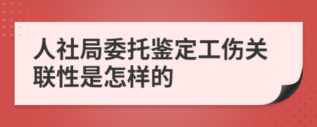 人社局委托鉴定工伤关联性是怎样的