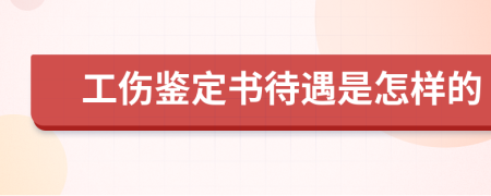 工伤鉴定书待遇是怎样的