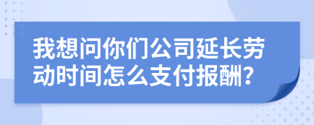 我想问你们公司延长劳动时间怎么支付报酬？