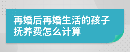 再婚后再婚生活的孩子抚养费怎么计算