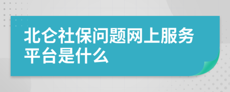 北仑社保问题网上服务平台是什么