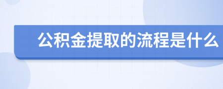 公积金提取的流程是什么