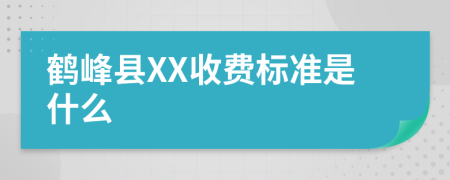 鹤峰县XX收费标准是什么