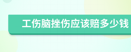 工伤脑挫伤应该赔多少钱