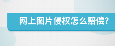 网上图片侵权怎么赔偿？